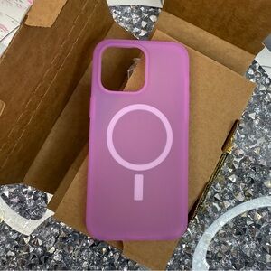 OtterBox iPhone 15 Pro Max, soft touch Pink MagSafe-Compatible iPhone Case